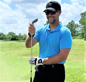 Men's High Performance Polo - Azure Blue
