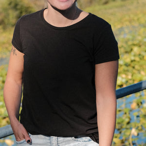 Women's Short Sleeve Active Shirt - The Black Moon